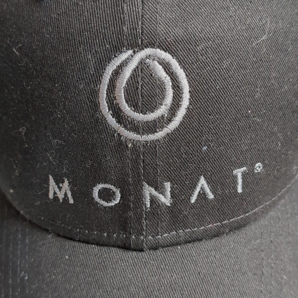 MONAT - Black Embroidered Ball Cap - Picture 2 of 7